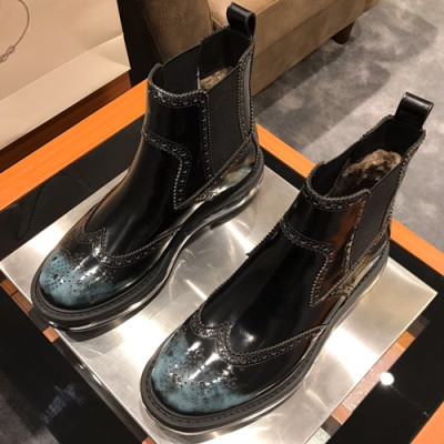 Prada 2019 Mens Leather Boots - 프라다 2019 남성용 레더 부츠,PRAS00182,Size(245 - 265).블랙