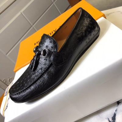 Louis vuitton 2019 Mens Leather Loafer  - 루이비통 2019 남성용 레더 로퍼 LOUS0266,Size(240 - 270).블랙