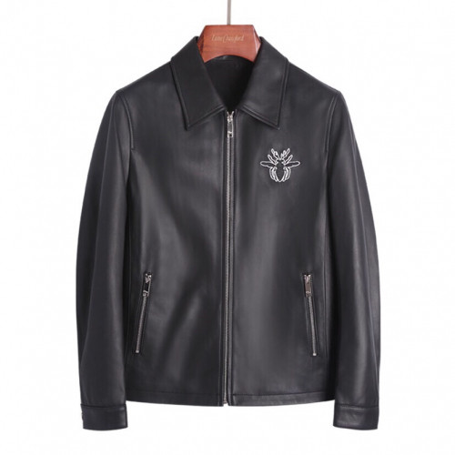 Dior 2019 Mens Logo Leather Jacket - 디올 2019 남성 레더자켓 Dio0346x.Size(m - 3xl).블랙