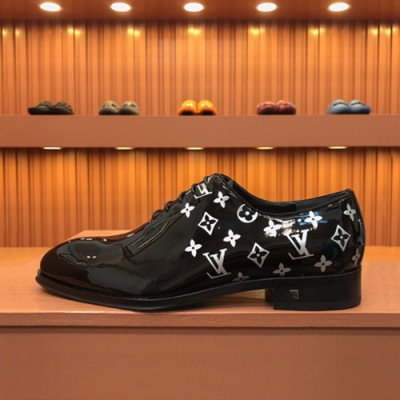 Louis Vuitton 2019 Mens Leather Oxford Shoes - 루이비통 2019 남성용 레더 옥스퍼드 슈즈 LOUS0280.Size(240 - 270).블랙