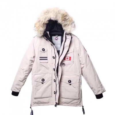 Canada goose 2019 Mens Patch Logo Casual Padding Parka - 캐나다구스 2019 남성 패치 로고 캐쥬얼 패딩파카 Can0143x.Size(2xs - 2xl).아이보리