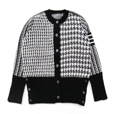 Thom Browne 2019 Mm/Wm Strap V-neck Cardigan - 톰브라운 2019 남자 스트랩 브이넥 가디건 Thom0249x.Size(s - l).블랙