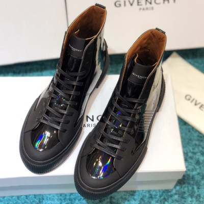 Givenchy 2019 Mens Leather Sneakers - 지방시 2019 남성용 레더 스니커즈,GIVS0058,Size(240 - 270).블랙