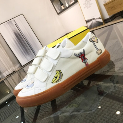 Fendi 2019 Mens Canvas Sneakers - 펜디 2019 남성용 캔버스 스니커즈 FENS0155,Size(240 - 275).화이트