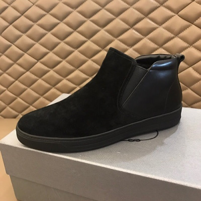 Prada 2019 Mens Leather Boots - 프라다 2019 남성용 레더 부츠,PRAS00200,Size(240 - 265).블랙