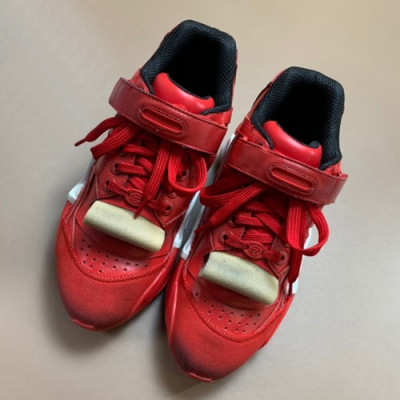 Maison Margiela 2019 Ladies Leather Running Shoes - 메종 마르지엘라 2019 여성용 레더 런닝슈즈 MMS0030,Size(230-250),레드