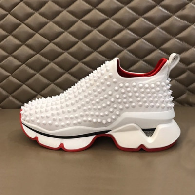 Christian Loubutin 2019 Mens Sneakers  - 크리스챤루부탱 2019 남성용 스니커즈 CLS0056.Size(240 - 275).화이트