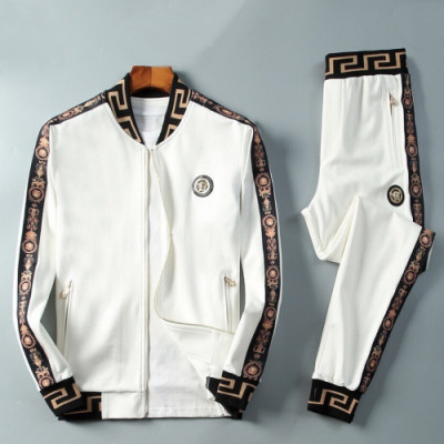 Versace 2019 Mens Logo Training Clothes&Pants - 베르사체 2019 남성 로고 트레이닝복&팬츠 Ver0293x.Size(m - 3xl).화이트