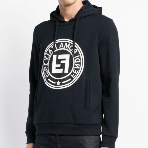Fendi Mens Logo Cotton Hooded - 펜디 2019 남성 로고 코튼 후드티 Fen0333x