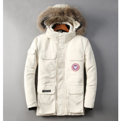 Canada goose 2019 Mens Patch Logo Casual Padding Parka - 캐나다구스 2019 남성 패치 로고 캐쥬얼 패딩파카 Can0152x.Size(m - 3xl).아이보리