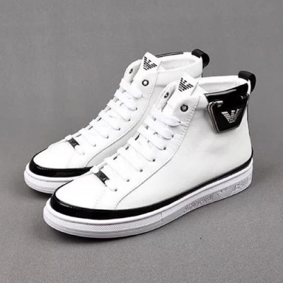 Armani 2019 Mens Leather Sneakers  - 알마니 2019 남성용 레더 스니커즈 ARMS0076,Size(240 - 270).화이트