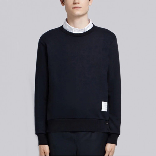 Thom Browne 2019  Mens Strap Crew-neck Tshirt - 톰브라운 2019 남성 스트랩 크루넥 코튼 긴팔티 Thom0331x.Size(s - 3xl).네이비