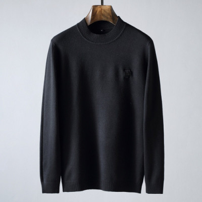 Burberry 2019 Mens Retro Logo Crew - neck Sweater - 버버리 2019 남성 레트로 로고 크루넥 스웨터  Bur01248x.Size(m - 3xl).블랙