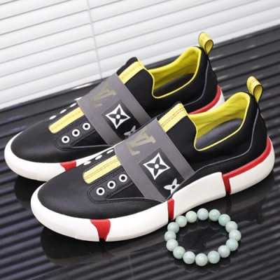 Louis Vuitton 2019 Mens Leather Sneakers - 루이비통 2019 남성용 레더 스니커즈 LOUS0357.Size(240 - 270).블랙