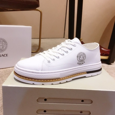 Versace 2019 Mens Leather Sneakers - 베르사체 2019 남성용 레더 스니커즈 VERS0133,Size (240 - 270).화이트