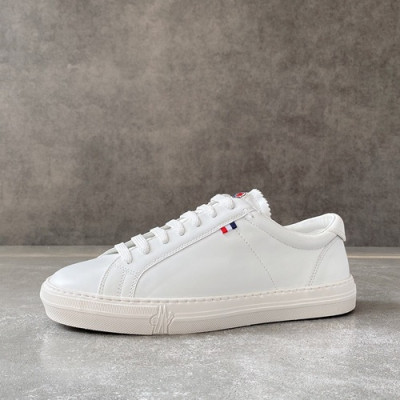 [매장판]Moncler 2019 Mm/Wm Leather Sneakers - 몽클레어 2019 남여공용 레더 스니커즈 ,MONCS0024,Size(225 - 265).화이트