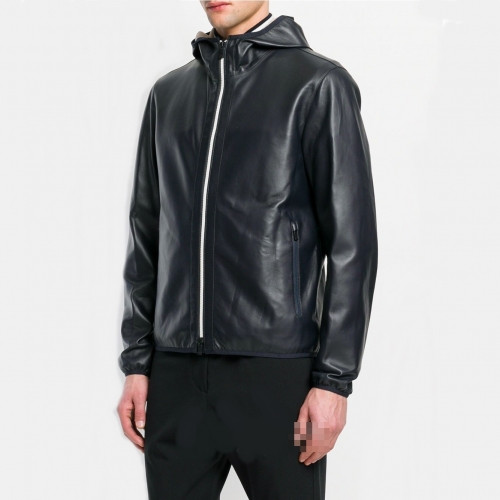 Ermenegildo Zegna 2019 Mens Business Leather Jacket - 에르메네질도 제냐 2019 남성 비지니스 가죽 자켓 Zeg0112x.Size(m - 3xl).블랙