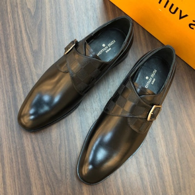 Louis Vuitton 2019 Mens Leather Oxford Shoes - 루이비통 2019 남성용 레더 옥스퍼드 슈즈 LOUS0397,Size(240 - 270).블랙