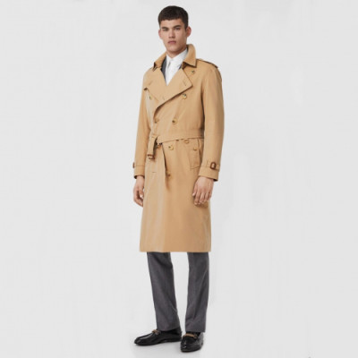 Burberry 2019 Mens Vintage Cotton Trench  Coat - 버버리 2019 남성 빈티지 코튼 트렌치 코트 Bur01285x.Size(s - 2xl).베이지