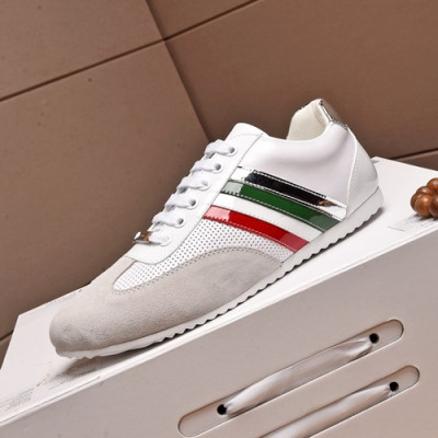 Dolce&Gabbana 2019 Mens Leather Sneakers  - 돌체앤가바나 2019  남성용 레더 스니커즈 DGS0129,Size(240 - 270),화이트