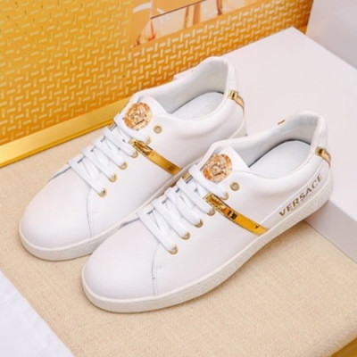 Versace 2019 Mens Leather Sneakers - 베르사체 2019 남성용 레더 스니커즈 VERS0208,Size (240 - 270).화이트