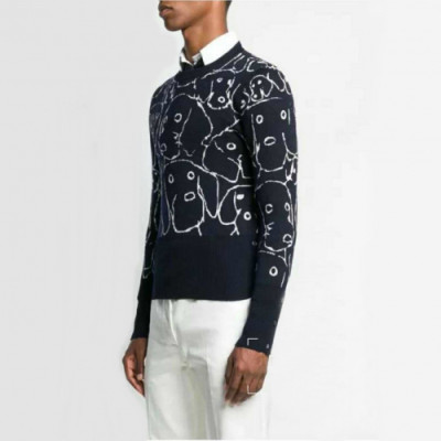 Thom Browne 2019 Mens  Animal Crew-neck Wool Sweater - 톰브라운 2019 남성 애니몰 크루넥 울 스웨터 Thom0361x.Size(s - l).네이비