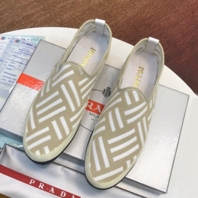 Prada 2019 Mens Slip On - 프라다 2019 남성용 슬립온 PRAS0230.Size(240 - 270).베이지