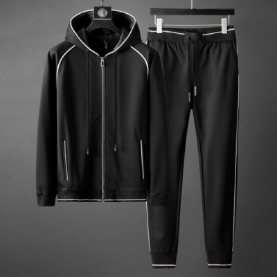 Emporio Armani 2019 Mens Cotton Training Clothes&Pants - 알마니 2019 남성 코튼 트레이닝복&팬츠 Arm0348x.Size(m - 4xl).블랙