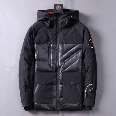 Moncler 2019 Mens Patch Logo Modern Goose Down Jacket - 몽클레어 2019 남성 패치 로고 모던 구스 다운 자켓 Moc0900x.Size(m - 3xl).블랙