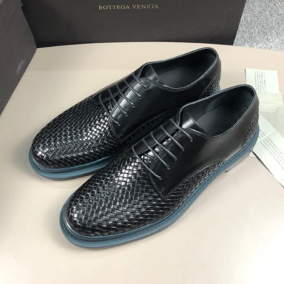 Bottega Veneta 2019 Mens Leather Oxford Shoes - 보테가베네타 2019 남성용 레더 옥스퍼드 슈즈 BVS0086.Size(240 - 270).블랙