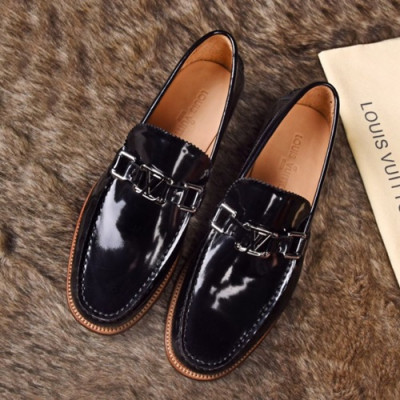 Louis vuitton 2019 Mens Leather Loafer  - 루이비통 2019 남성용 레더 로퍼 LOUS0422,Size(240 - 270).블랙