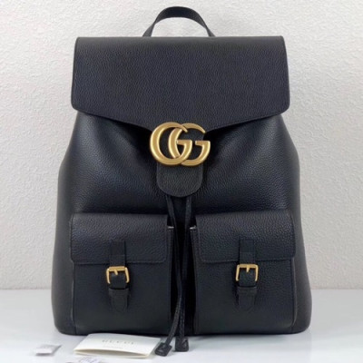 [데일리백]Gucci 2019 Leather Mens Back Pack,39CM - 구찌 2019 레더 남성용 백팩,629007,GUB0821,39cm,블랙