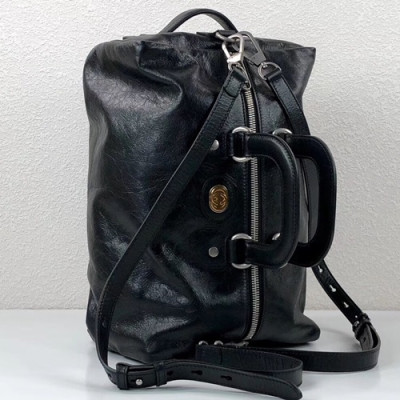 Gucci 2019 Leather Mens Back Pack / Tote Shoulder Bag,35CM - 구찌 2019 레더 남성용 백팩 / 토트 숄더백,587866,GUB0823,35cm,블랙