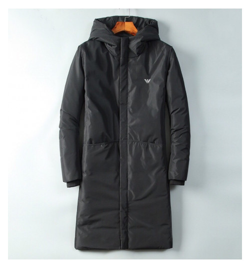 Armani 2019 Mens Logo Goose Down Long Jacket - 알마니 2019 남성 로고 구스다운 롱자켓 Arm0352x.Size(m - 4xl).블랙