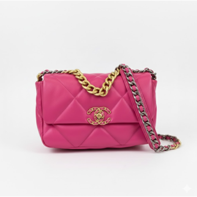 Chanel Tweed Shoulder Bag ,26CM - 샤넬 여성용 트위드 숄더백  CHAB1257,26CM,핑크