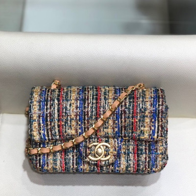 Chanel 2019 Tweed Shoulder Bag ,20CM - 샤넬 2019 여성용 트위드 숄더백  1116 - CHAB1262,20CM,멀티