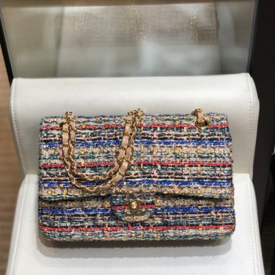 Chanel 2019 Tweed Shoulder Bag ,25CM - 샤넬 2019 여성용 트위드 숄더백  1112 - CHAB1263,25CM,멀티