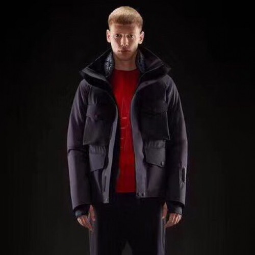 Moncler 2019 Mens Patch Logo Modern Duck Down Padding - 몽클레어 2019 남성 패치 로고 모던 덕다운 패딩 Moc0915x.Size(m - 3xl).블랙