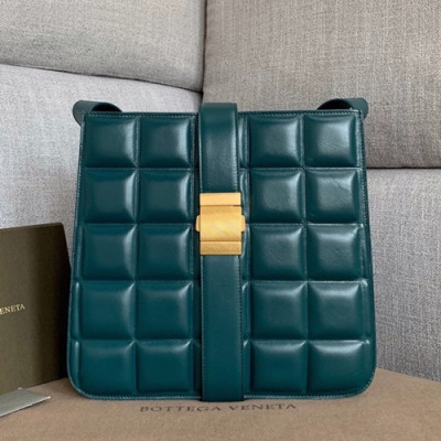 Bottega Veneta 2019 Marie Leather Shoulder Bag,30cm - 보테가 베네타 2019 마리 레더 여성용 숄더백 578344A,BVB0426,30cm,청색