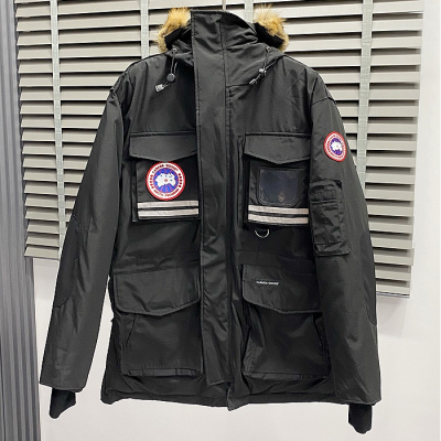 Canada goose 2025 Mens Patch Logo Casual Down Jacket - 캐나다구스 2025 남성 패치 로고 캐쥬얼 다운 자켓 Can0195x.Size(s - 2xl).블랙