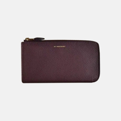 Burberry 2019 Ladies Leather Wallet - 버버리 2019 여성용 레더 장지갑 BURW0090.Size(20CM).와인