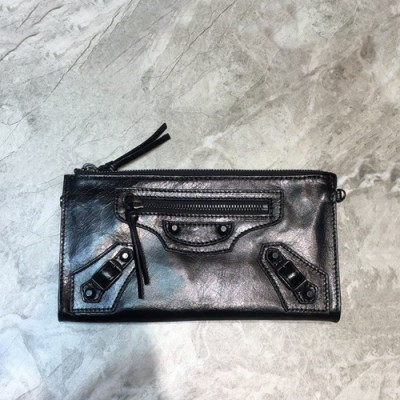 Balenciaga 2019 Leather Clutch Bag / Shoulder Cross Bag ,25CM - 발렌시아가 2019 여성용 레더 클러치백 / 숄더 크로스백,BGB0487,25CM,블랙