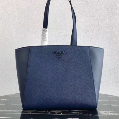 Prada 2019  Saffiano Tote Shoulder Bag,29cm - 프라다 2019 여성용 사피아노 토트 숄더백 ,1BG288-3,29cm,블루