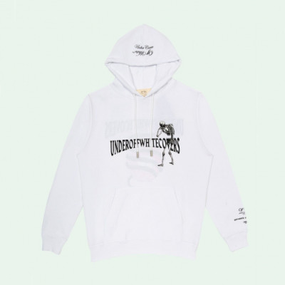 Off-white 2019 Mm/Wm Logo Cotton Oversize HoodT - 오프화이트 2019 남자 로고 코튼 오버사이즈 후드티 Off0196x.Size(xs - l).화이트