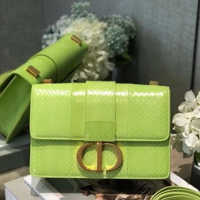 Dior 2019 Leather CD Buckle Shoulder Bag,24CM - 디올 2019 레더 CD 버클 여성용 숄더백  DIOB0446,24CM,라이트그린