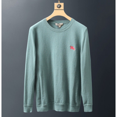 Burberry 2019 Mens Retro Logo Crew - neck Sweater - 버버리 2019 남성 레트로 로고 크루넥 스웨터 Bur01361x.Size(m - 3xl).민트