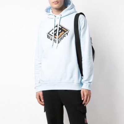 Burberry 2019 Mens Logo Casual HoodT - 버버리 2019 남성 로고 캐쥬얼 후드티 Bur01363x.Size(xs - l).스카이블루