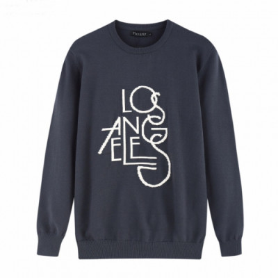 Louis vuitton 2019 Mens Basic Crew-neck Wool Sweater - 루이비통 2019 남성 베이직 크루넥 스웨터 Lou01338x.Size (l - 3xl).다크그레이