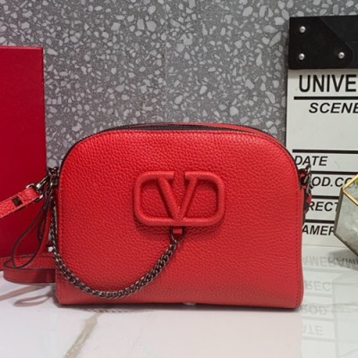 Valentino 2019 Leather Shoudler Bag,20.5CM - 발렌티노 2019 레더 숄더백,1976-VTB0876,20.5CM,레드