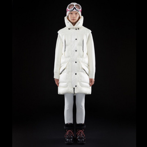 Moncler 2019 Womens Patch Logo Modern Duck Down Padding Vest - 몽클레어 2019 여성 패치 로고 모던 덕다운 패딩 조끼 Moc01035x.Size(s - l).2컬러(블랙/화이트)
